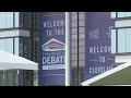 Is the City of Cleveland prepared to host the first presidential debate?