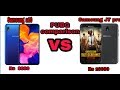 Samsung A10 ve Samsung j7 pro pubg comparison Samsung A10 vs Samsung j7 pro best pubg comparison