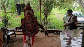 Karkkidaka theyyam #art #village #villagelife #villagevlog #traditional #monsoon #life #lifestyle