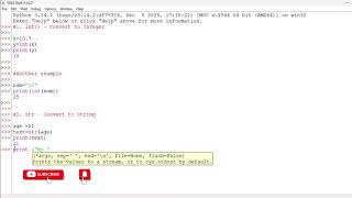 Python Class | Type Conversion in Python| Lecture 8