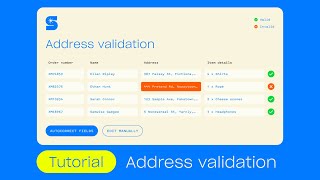 How to automatically correct invalid addresses (UI 2.0)