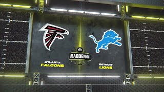Madden NFL 24 - Atlanta Falcons Vs Detroit Lions Simulation Week 3 All-Madden PS5 Gameplay