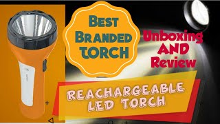 Havells Rechargeable LED Torch Unboxing \u0026 Testing | Compact In Size | Underbudget