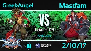 AniClash 59 - GreekAngel (Bang) vs. Mastfam (Tager) Loser's R5 - BBCF Blazblue CF