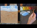 how to paint a landscape with loose brushwork oil painting tutorial