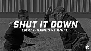 Pekiti-Tirsia Kali Empty-Hands vs Knife: Shut It Down