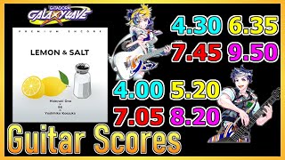 [GITADORA GuitarFreaks] LEMON \u0026 SALT - Guitar \u0026 Bass Scores