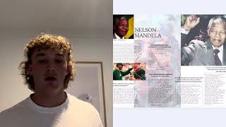 Nelson Mandela Poster Presentation