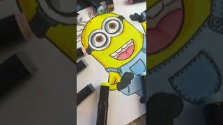 minions coloring pages #shorts #coloring