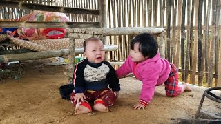 Making pickled vegetables and preserving them simply, cooking a simple life, mother raising children