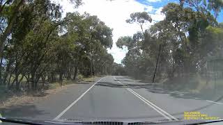 Real-time drive Ocean Grove to Templestowe via Princes Hwy, Western Ring Rd, Metropolitan Ring Rd