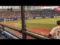 【菅野智之】試合前ブルペンの投球練習！迫力がすごい。4.6 巨人vsヤクルト 神宮球場