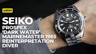 Seiko Prospex Black ‘Dark Water’ Marinemaster 1965 Reinterpretation Diver SJE101