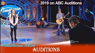 Ashton Gill “Broken Halos” With Laine Hardy as Guitarist  | American Idol 2019 Auditions