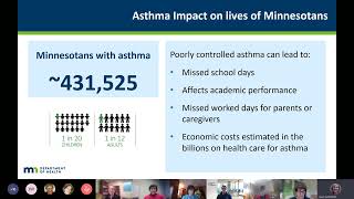 MDH Asthma Advisory Committee Meeting 03/23/2022