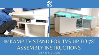 Meble Furniture EVA-K Modern 71" TV Stand Assembly Instruction (Imkamp TV Stand for TVs up to 70.8")
