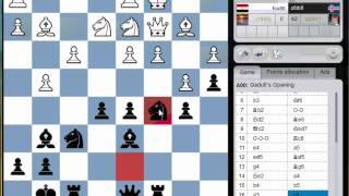 1-minute tournament on ChessCube - \