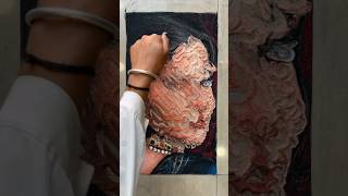 Portrait rangoli | student work #artistshikhasharma #shorts