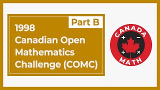 1998, Canadian Open Mathematics Challenge (COMC) | Part B