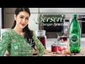 Resepi Ros Sirap Laici Berseri dengan Spritzer Sparkling | Eina Azman