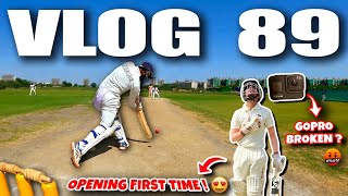 CRICKET CARDIO OPENING FIRST TIME😍 Broke my CRICKET GOPRO?😡| 40 Overs Cricket Match