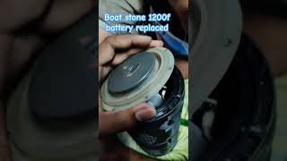 Boat Bluetooth speaker battery changed