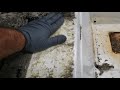 Removing boat carpet