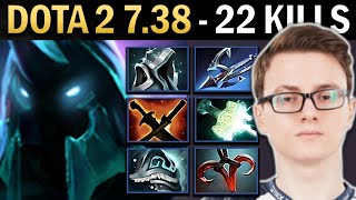 Abaddon Gameplay Miracle with 22 Kills and Harpoon - Dota 2 7.38