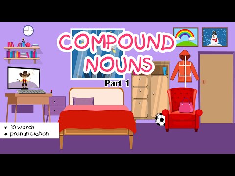 What are the 3 types of compound nouns?