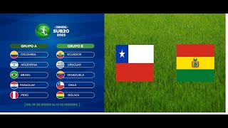 Sudamericano Sub 20 Chile vs Bolivia