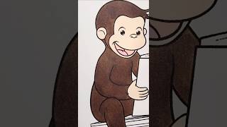 CURIOUS GEORGE Coloring Page #curiousgeorge #coloringpage #coloring #coloringmonkeys #kidsshorts