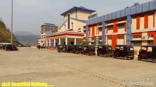 Driving Down Hill to New Haflong Railway Station