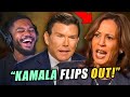 Kamala FLIPS OUT during Fox News Interview