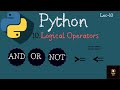 Learn Logical Operators in Python in just 10 Minutes! #10