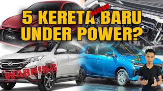 5 KERETA BARU HARI INI | UNDER POWER