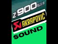 Z900RS Akra Exhaust Sound