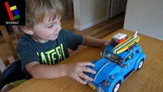 TWO YEAR OLD GETS LEGO SURPRISE!
