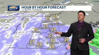 Hour by hour: When snow arrives, tapers off
