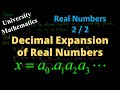 Decimal Expansion of Real Numbers