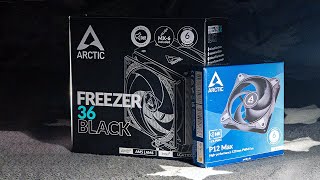 ARCTIC Freezer 36 Unboxing + am5 Installation \u0026 P12 MAX swap