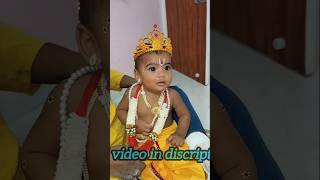 #krishna makeup for baby #krishna make over#krishna #littlekrishna #krishnastatus