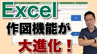 Excelの作図機能が大進化！　表入力するだけでフローチャートが完成しちゃいます。これは便利すぎです