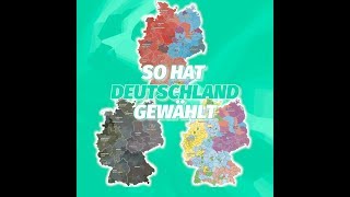 Interaktive Wahlkarte: So hat Deutschland gewählt [Bundestagswahl 2017]