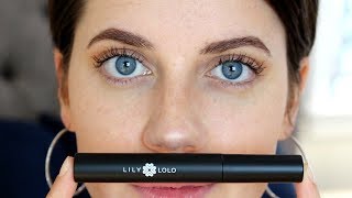 LILY LOLO BIG LASH MASCARA FIRST-IMPRESSION \u0026 REVIEW // VS ORIGINAL // BEST ORGANIC MASCARA??