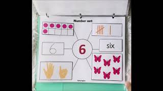 Counting Practice | Learning Binder | Busy book | Busy Binder | Toddlers & Preschoolers