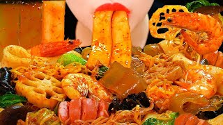 【Ida】吃货 韩国美食 MUKBANG 麻辣香锅 麻辣烫 鲜虾 宽粉 海鲜 蘑菇 年糕 香辣料理 中国菜 吃播 吃视频 麻辣汤 吃吃 MALATANG