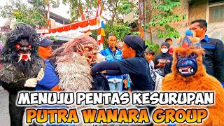 Menuju pentas kesurupan💥kuda lumping Putra Wanara Group🔥Mang Ipin Channel