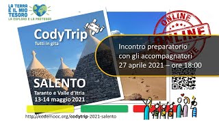 CodyTrip - Salento, Taranto e Valle d'Itria - Incontro preparatorio