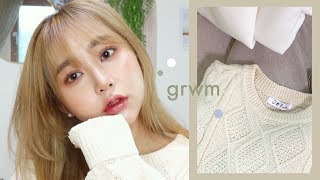 이사 가기 전 마지막 GRWM ·۰💘 최애 니트와 탱글탱글 립 (ft.시시콜콜한 수다) | JIANSSI