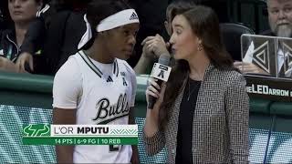 On Court Postgame Interview With L'or Mputu - North Texas